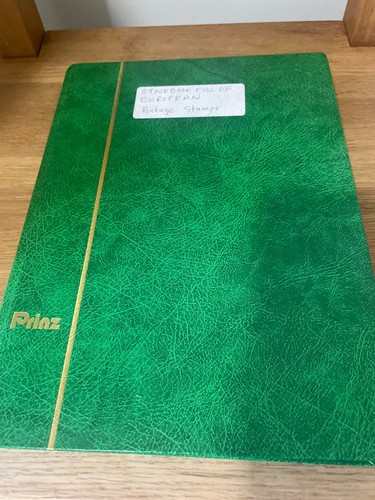 Stock book european - european, postage