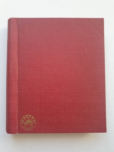 Stamp album sparsely - album,