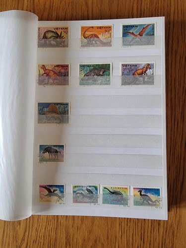 Stamp album with stamps a4 - stamps.,