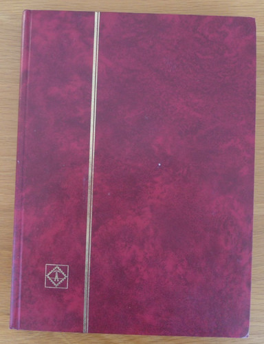 Stamp stock book containing - book,