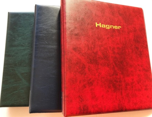 Hagner stamp album and pack - stamp,