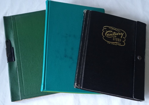 Small vintage stockbooks - x,