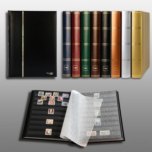 Stamp album black - (new),