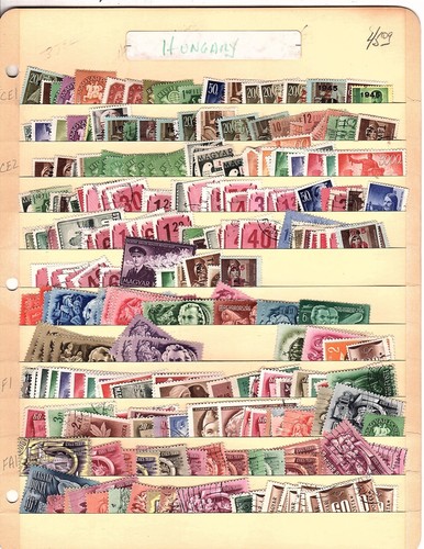 Hungary stamps stock - stamps,