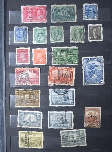 Canada stamps album good - ,