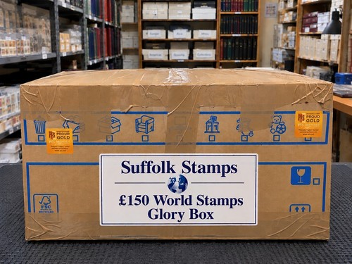 World stamps glory box - world,