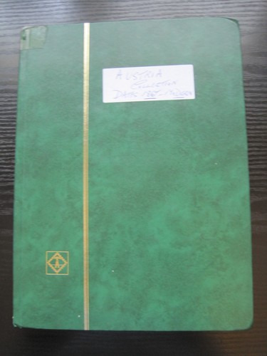 Stock book with stamps from