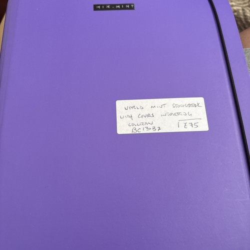 World mint stockbook with - mint,