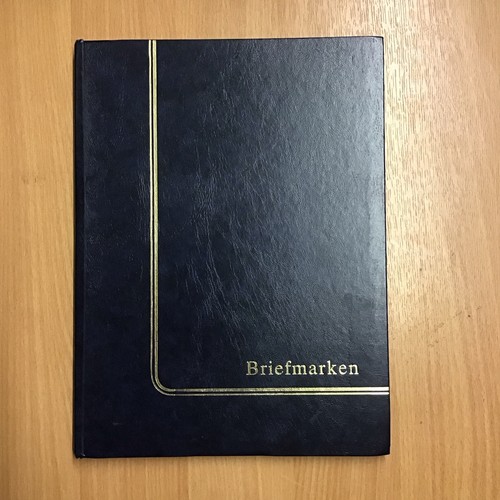 Page blue briefmarken stock - page,
